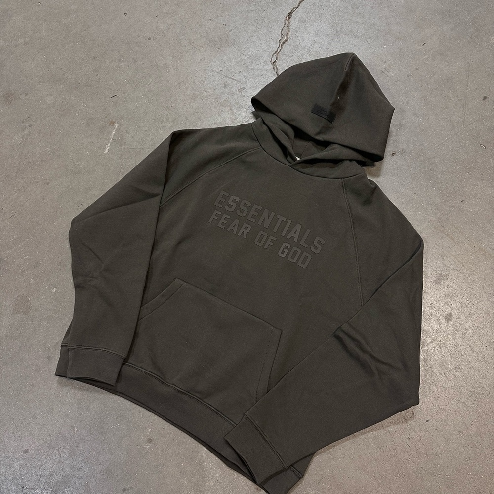 Essentials Fear of God “Off Black” Hoodie